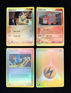 Pokemon EX Ruby & Sapphire Reverse Holo Lot (4) - E-Reader Era - NM- to LP - Image 1