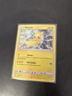 Pokemon Pikachu Sm-Cosmic Eclipse Basic Common 66/236 70 HP Regular 2019 - Image 1
