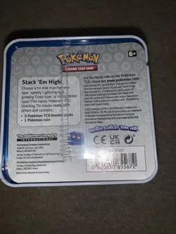 Pokemon TCG Stacking Collector Tin 3 Booster Packs Factory Sealed 2022 - Image 5