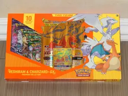 POKEMON TCG Reshiram & Charizard GX Premium Collection Box Evolving Skies NEW! - Image 2