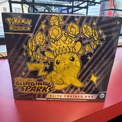 Pokemon Scarlet & Violet Surging Sparks Elite Trainer Box ETB Factory Sealed - Image 1