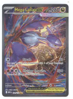 2025 Pokemon Mega Evolutions Mega Latias ex Secret Rare #181/132 - Image 1