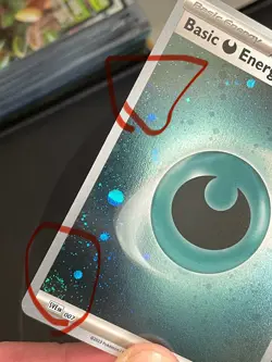 Pokemon -Basic Darkness Energy Cosmos Holo Scarlet & Violet 151 - 4 Swirls NM - Image 3