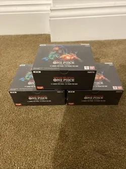 3x One Piece Booster Box OP-06 Wings of the Captain ENGLISH SEALED - Image 1