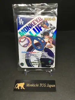 SEALED Monkey D. Luffy EB02-010 English ONE PIECE × Los Angeles Dodgers Night - Image 1