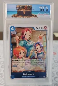 One Piece Bell-mere OP03-051 R Pillars of Strength Gem Mint 10 - Image 1