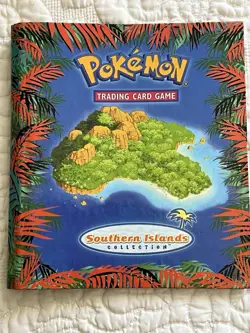 Complete English Southern Islands Set 18/18 Pokemon Cards with Binder + Insert! - Image 1