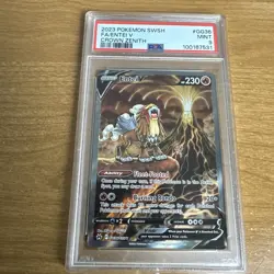 PSA 9 Entei V GG36/GG70 Crown Zenith Alternate Art Pokemon Card FA 2023 - Image 1