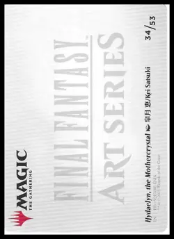 Art Series: FINAL FANTASY #34 Hydaelyn, the Mothercrystal Art Card - Image 2