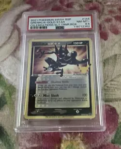 Greninja Gold Star SWSH144 SWSH: Sword & Shield Promo Cards Holo - PSA 8.5 - Image 1