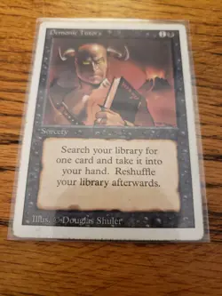 Demonic Tutor x4 from Revised Edition - Image 4