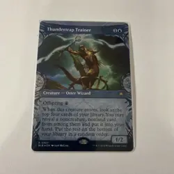 Thundertrap Trainer (Showcase) Bloomburrow Foil NM-M Unplayed MTG 0307 - Image 1