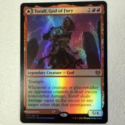 Toralf God Of Fury *Foil* Mtg Kaldheim Booster Fresh - Image 1