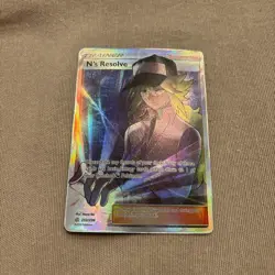 Pokemon TCG N's Resolve Trainer Sun&Moon Cosmic Eclipse Full Art 232/236 - Image 1