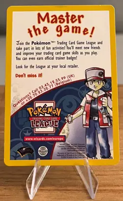 Pokemon Master The Game Trading Card Game Advert Card from Theme Decks Near Mint - Image 1