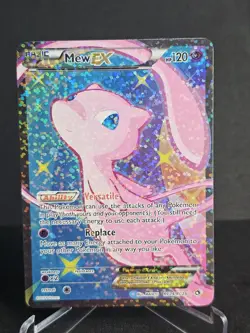 Pokemon Mew EX Full Art Ultra Rare Holo RC24/RC25 Legendary Treasures Card - Image 2