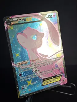 Pokemon Mew EX Full Art Ultra Rare Holo RC24/RC25 Legendary Treasures Card - Image 4