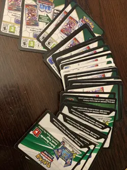 125+ Pokemon (Trading Card Game) online code cards UNUSED!!!! - Image 1