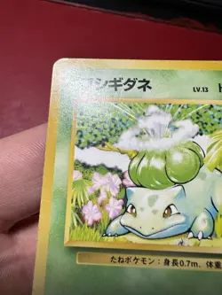 Bulbasaur 001 Japanese Missing No Rarity Base Pokemon Card HP - Image 3