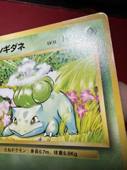 Bulbasaur 001 Japanese Missing No Rarity Base Pokemon Card HP - Image 4
