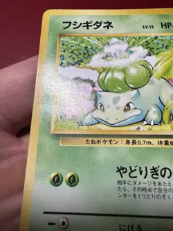 Bulbasaur 001 Japanese Missing No Rarity Base Pokemon Card HP - Image 5