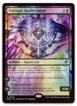 Entropic Battlecruiser #99 (Foil) (NM) Edge of Eternities EOE Magic MTG - Image 1