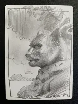 The Mending of Dominaria Foil Artist Proof Signed Sketched DOM MTG - Image 2