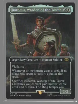 LOTR: Tales of Middle-earth #407 Boromir, Warden of the Tower (Borderless) - Image 1