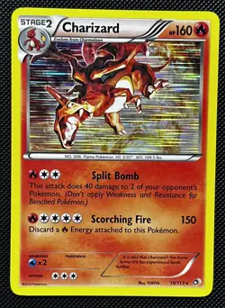Pokemon Charizard 19/113 Legendary Treasures Holo - Image 1