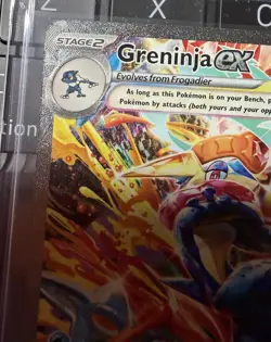 2024 POKEMON GRENINJA EX TWILIGHT MASQUERADE SPECIAL ILLUSTRATION #214/167! MINT - Image 2