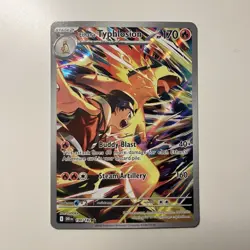 Ethan's Typhlosion 190/182 Pokemon SV10 Destined Rivals Illustration Rare - MINT - Image 1