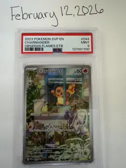 Pokemon TCG Charmander Promo 044 PSA 9 Mint – Obsidian Flames Black Star Promo - Image 1