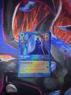 Disney Lorcana The Queen Mirror Seeker Foil Promo Costco 12/P3 First Chapter - Image 1
