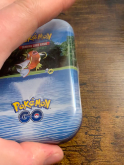 Pokemon TCG Trading Cards GO Mini Tin-Magikarp 2 Booster Packs & 1 Art Card Game - Image 2