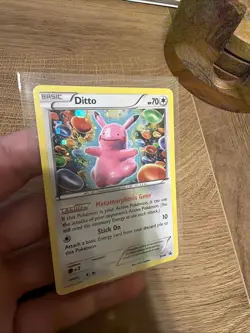 Pokemon TCG Ditto XY40 Holo Black Star Promos Card Near Mint 2015 - Image 1
