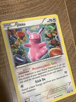 Pokemon TCG Ditto XY40 Holo Black Star Promos Card Near Mint 2015 - Image 3