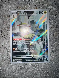 Pokemon TCG Cards Fraxure 077/064 Shrouded Fable Illustration Rare NM-M - Image 3