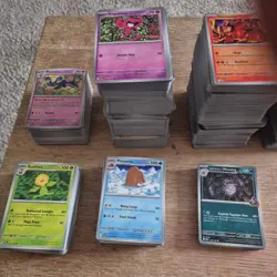 Pokemon Card Job Lot Bulk of Holo/Com/uncom. Around 1200 In Total. 151, PFL, MEG - Image 2