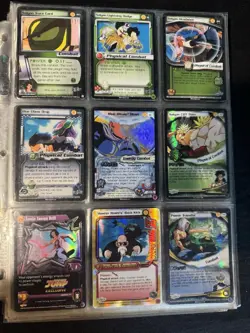 Score Dragon Ball Z & GT CCG Showdown Jump Exclusive Mixed Card Lot Saiyan Foil - Image 1