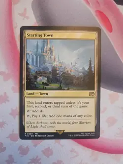 Starting Town 0289 Regular Land Magic the Gathering Final Fantasy - Image 1