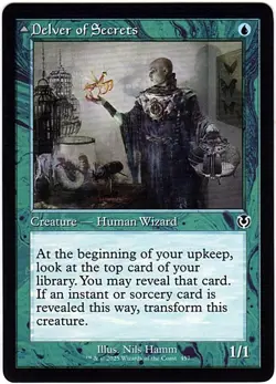 MTG Innistrad Remastered Delver of Secrets/Insectile Aberration Retro Frame (C) - Image 1