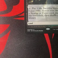 MTG Verdant Catacombs Zendikar Rising Expeditions 008/030 - Image 5