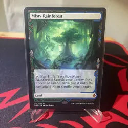 MTG Misty Rainforest Zendikar Rising Expedition 010/030 - Image 1