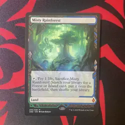 MTG Misty Rainforest Zendikar Rising Expedition 010/030 - Image 2