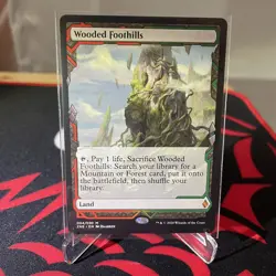 MTG Zendikar Rising Wooded Foothills 004/030 - Image 1
