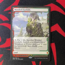 MTG Zendikar Rising Wooded Foothills 004/030 - Image 2