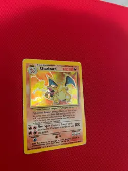 Pokemon TCG Base Set Unlimited Charizard, Rare 4th Print From UK - Image 2
