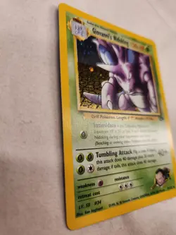 Pokemon TCG Giovanni's Nidoking Gym Challenge Holo Card 7/132 LP - Image 3