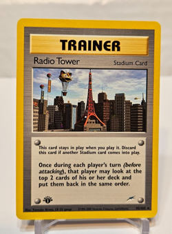 Radio Tower 95/105 Rare 1st Edition Neo Destiny Pokemon 1235 - Image 1