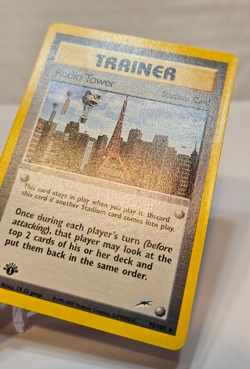 Radio Tower 95/105 Rare 1st Edition Neo Destiny Pokemon 1235 - Image 3